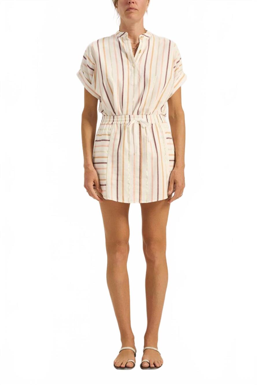 NEW ILIO NEMA abas skirt in casablanca stripe